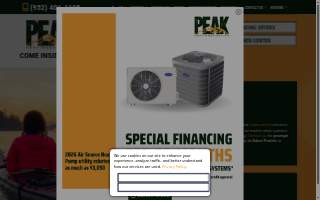 Peak Heating And Cooling of Forest Hills website