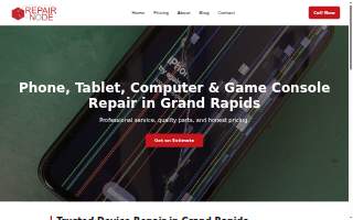 Repair Node of Comstock Park website