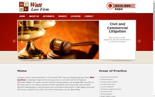 Watt Law Firm, P.C. website