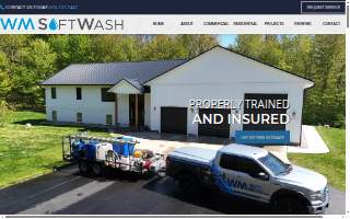 WM Soft Wash website