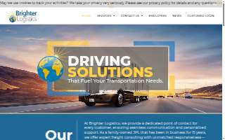 Brighter Logistics website