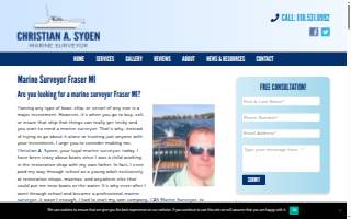 Christian A. Syoen Marine Surveyor of Fraser website