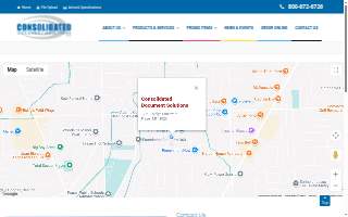 Consolidated Document Solutions website