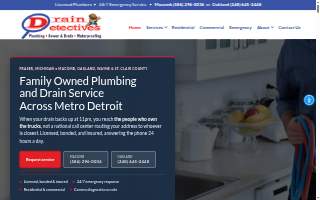 Drain Detectives website