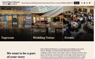 Fenton Winery & Brewery/Dream Machine Distillery of Auburn Hills website