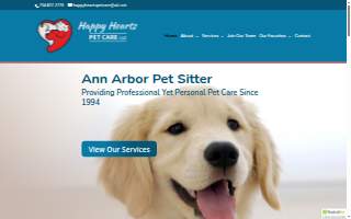 Happy Hearts Pet Care LLC website