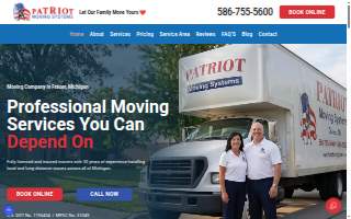 Patriot Moving Systems LLC website