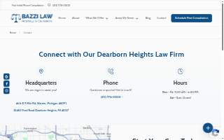 Bazzi Law, PLC of Garden City website