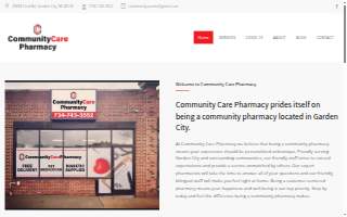 Community Care Pharmacy website