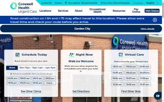 Corewell Health Urgent Care - Garden City website