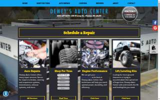 Dewey's Auto repair & Transmission website