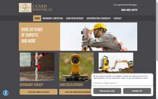 J. Card Surveying, LLC website