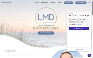 Lake Michigan Dermatology website