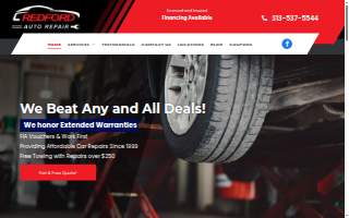 Redford Auto Repair of Garden City website