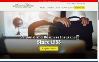 American Heritage Insurance Agency of Grand Blanc website