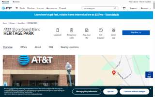 AT&T Store of Grand Blanc website