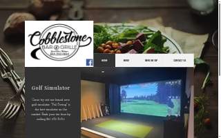 Cobblestone Bar & Grille website
