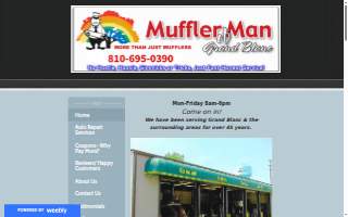 Muffler Man Grand Blanc website