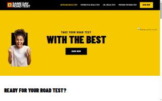 Same Day Road Test of Grand Blanc website