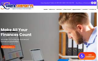 Suan and Company P.C. CPA website