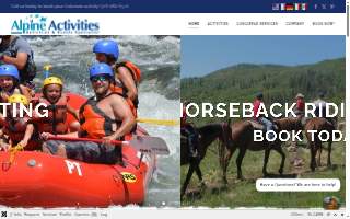 Alpine Events website