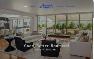 Boomers Cleaners website