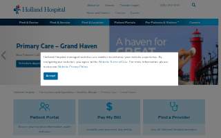 Holland Hospital Primary Care – Grand Haven website