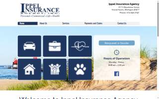 Ippel Insurance Agency website