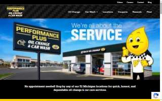 Performance Plus Quick Oil Change of Grand Haven website