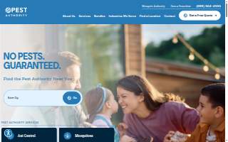 Pest Authority- Grand Haven website