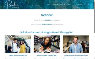 ReSOLVE Grand Haven Physical Therapy website