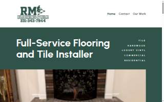 RM Flooring and Tile website