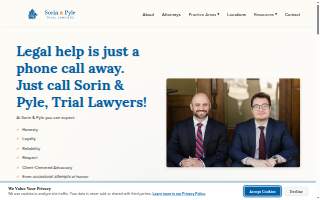 Sorin & Pyle, Trial Lawyers of Holland website