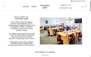 Studio JSD-Jewelry Makerspace and Gallery website