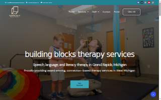 Building Blocks Therapy Services website