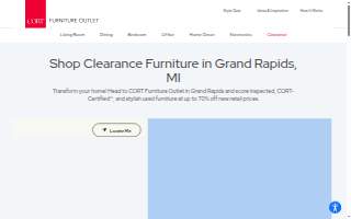 CORT Furniture Outlet of Grand Rapids website