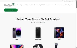 Repair Tech 360 of Kentwood website