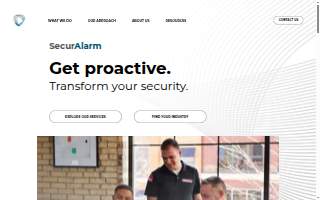 SecurAlarm LLC of Grand Rapids website