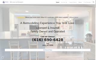 We Love to Remodel LLC of Grand Rapids website