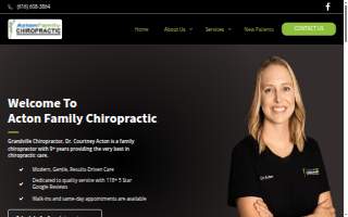 Acton Family Chiropractic - Chiropractor in Grandville MI website