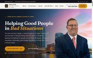 Criminal Defense Attorney Shawn Haff of Grandville website