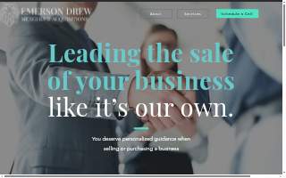 Emerson Drew Mergers and Acquisitions website