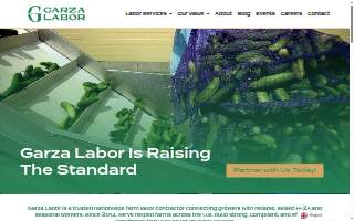 Garza Labor website
