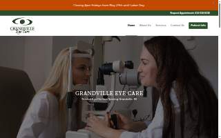 Grandville Eye Care website