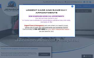 Jenison Animal Hospital of Grandville website