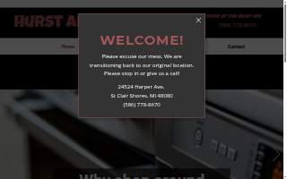 Hurst Appliance of Grosse Pointe Woods website
