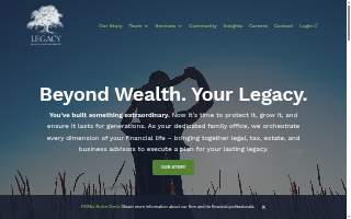 Legacy Wealth Management website