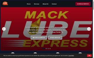Mack Lube Express website