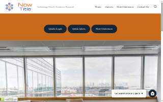 Now Title Agency website