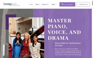 Sonneman Studio Piano, Voice and Drama of Grosse Pointe Woods website
